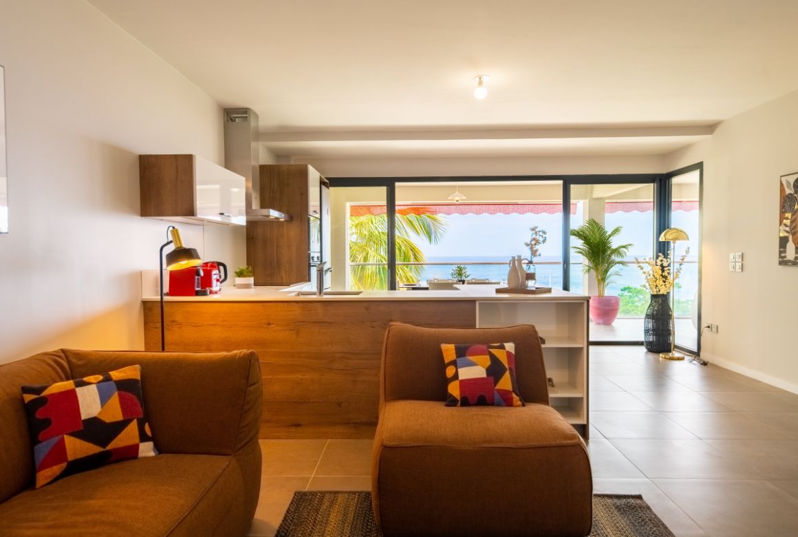 vue mer depuis le salon