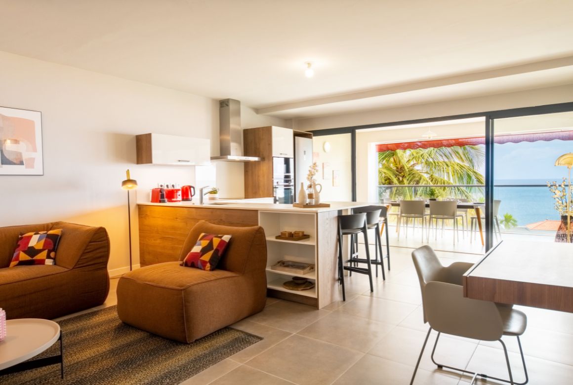 vue mer depuis le salon