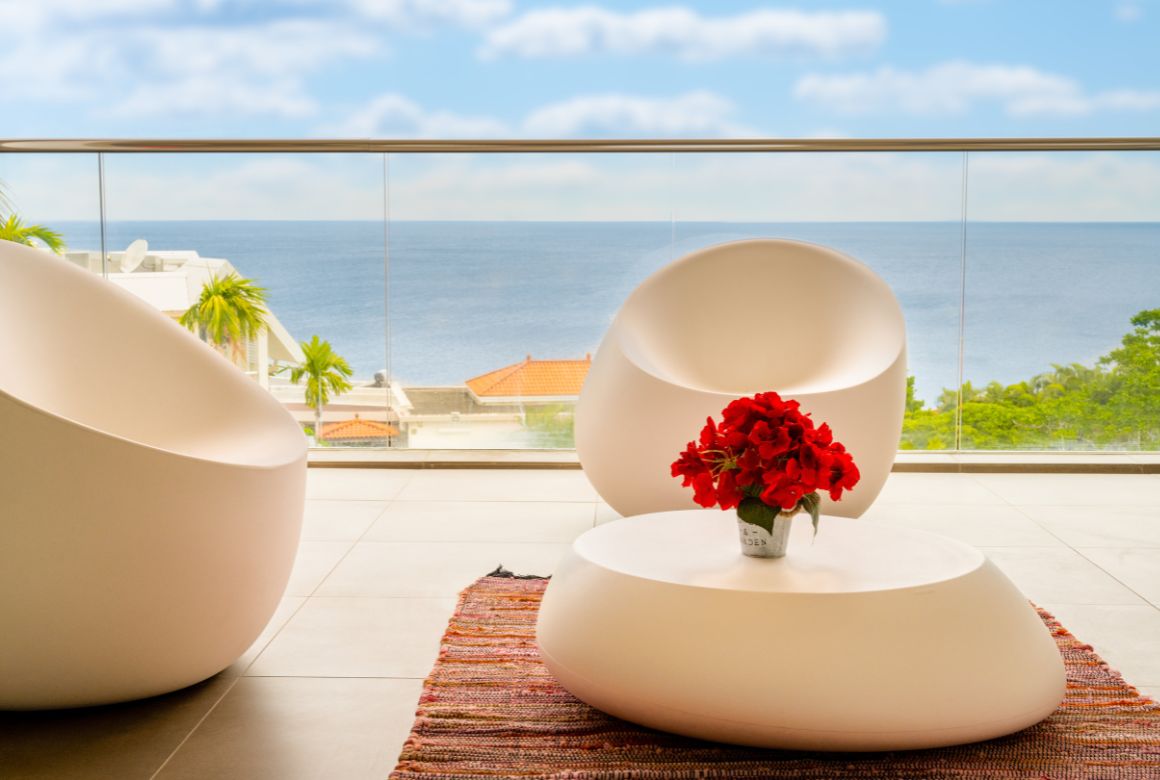 coin salon design en terrasse