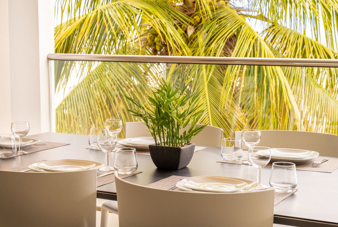 vous apprécierez la quiétude de la terrasse