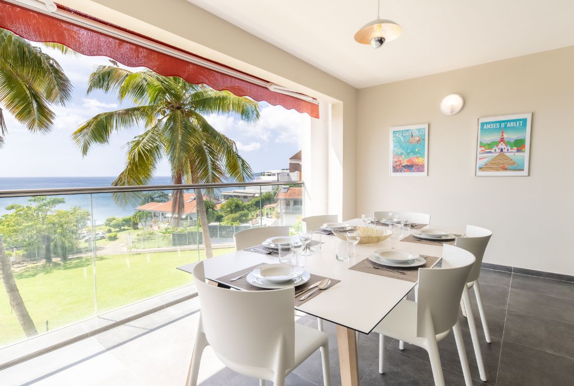 vue mer depuis la terrasse