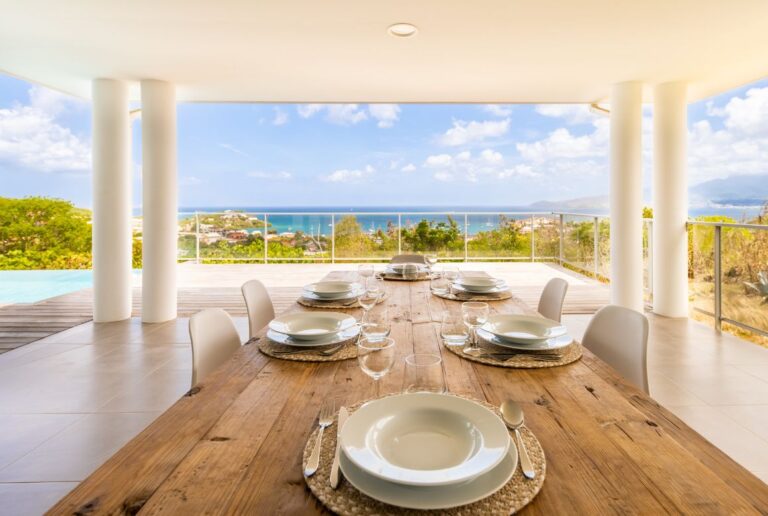 salle à manger en terrasse