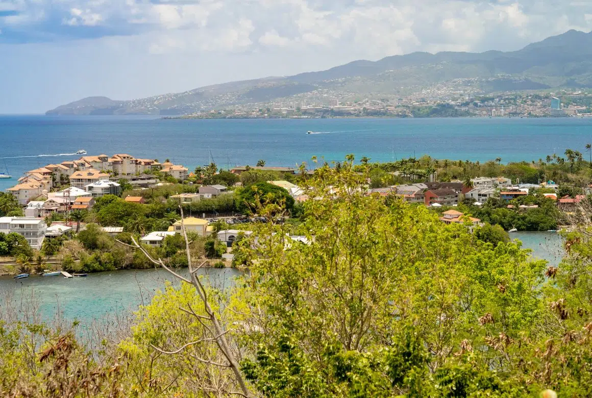 vue sur la baie de Fort-de-France
