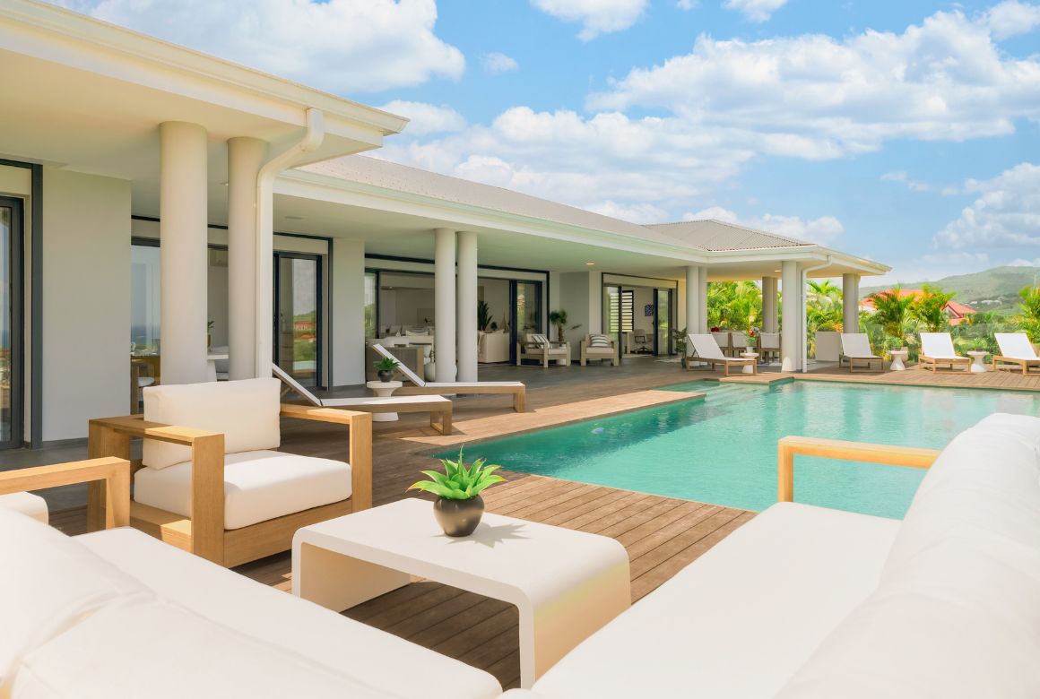 villa neuve, moderne et confortable