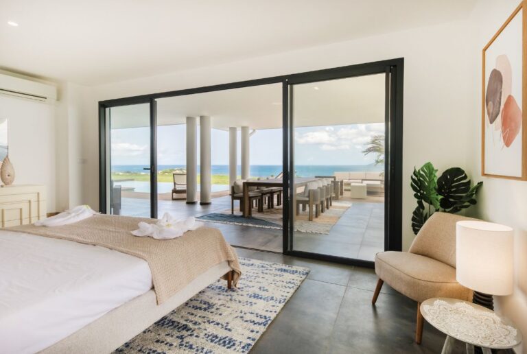 vue mer depuis la chambre 1