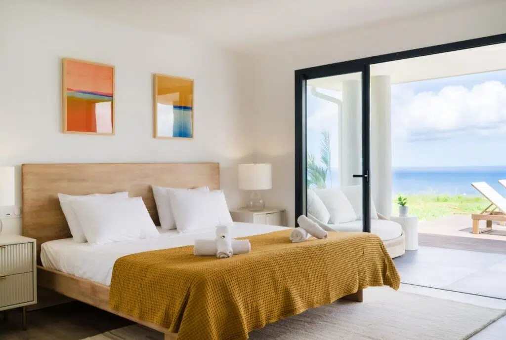 vue mer depuis la chambre