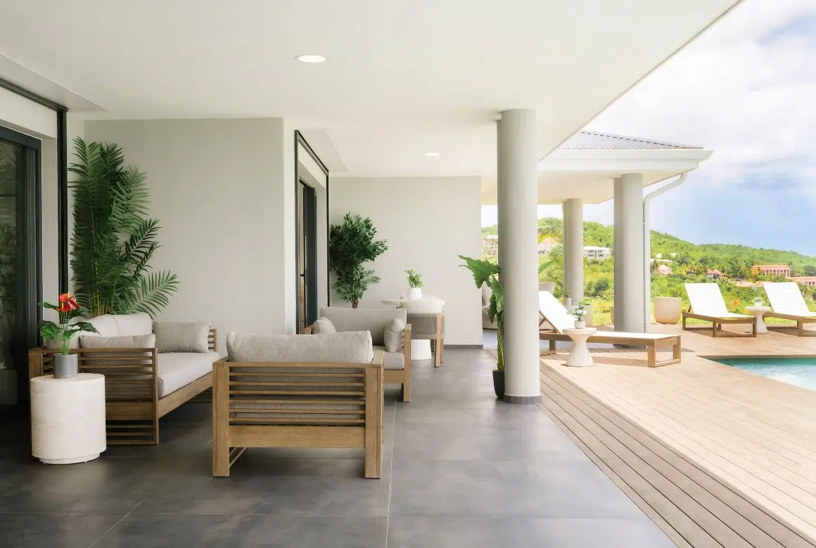 la piscine n'est jamais loin